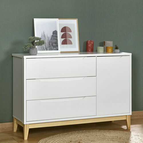 Ambiance commode 3 tiroirs 1 porte Yoona