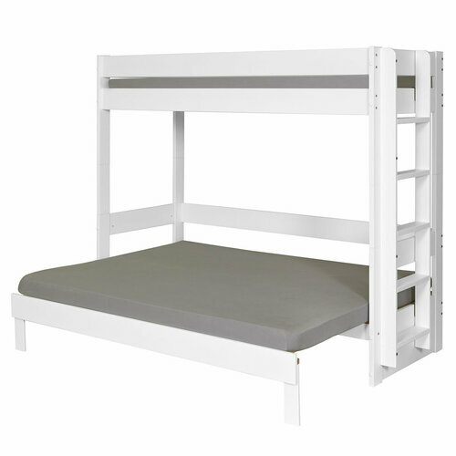 Lit superpos gigogne dpli blanc RAVI 