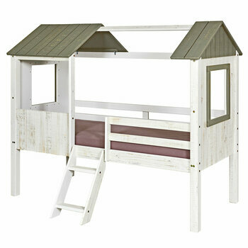 Lit cabane mi-hauteur Lao