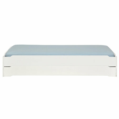 Ensemble de deux lits empilables Jelly Blanc - Pack 2 lits empilables et 2 matelas Jelly