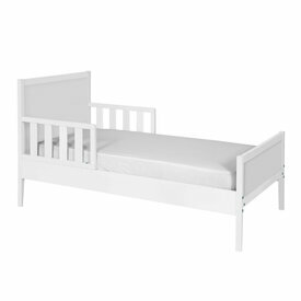 Lit enfant Tina en bois massif coloris blanc