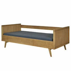 Pack lit banquette avec matelas Marley coloris noisette