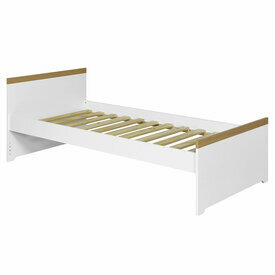 Lit enfant Nais blanc et bois sans matelas