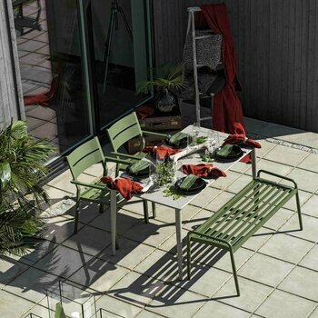 Table de jardin rectangulaire Monae