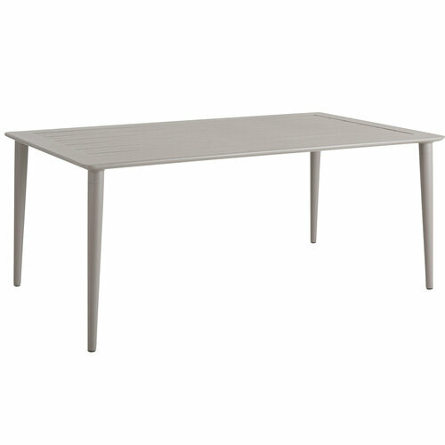 Table de jardin rectangulaire Monae coloris beige