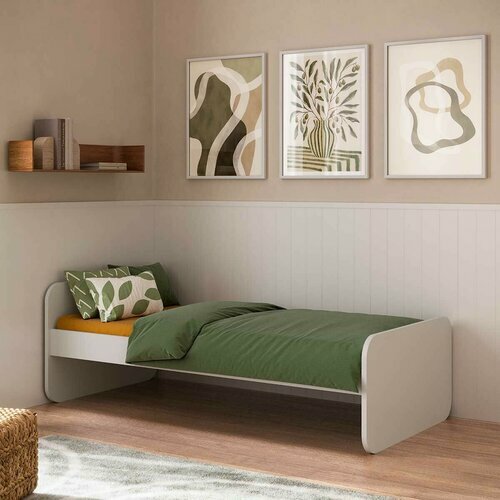 Ambiance - Pack lit avec matelas Lupin Blanc