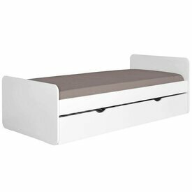 Pack lit gigogne avec 2 matelas Lupin blanc