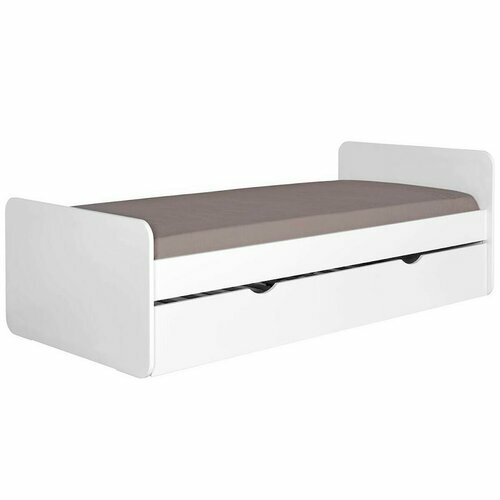 Pack lit gigogne avec 2 matelas Lupin blanc - Pack lit gigogne avec 2 matelas Lupin