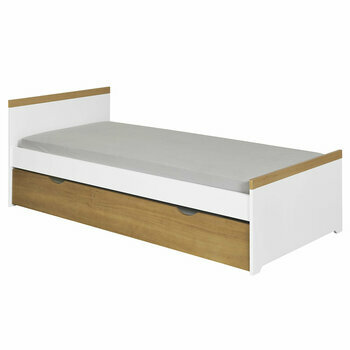 Pack lit enfant avec sommier gigogne et matelas Nais