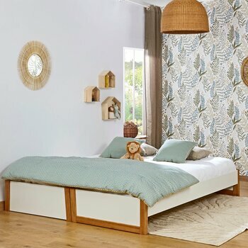 Pack lit gigogne avec matelas Holaf