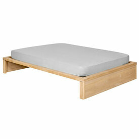 Pack lit avec matelas Gaston bois massif de htre