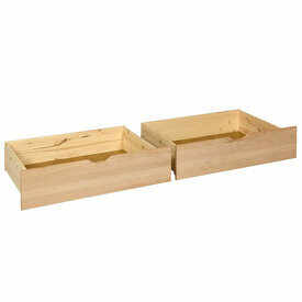 Lot de 2 tiroirs de lit Cosmos en bois massif