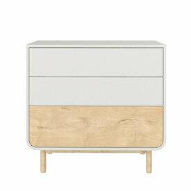 Vue de face - Commode 3 tiroirs Sasha