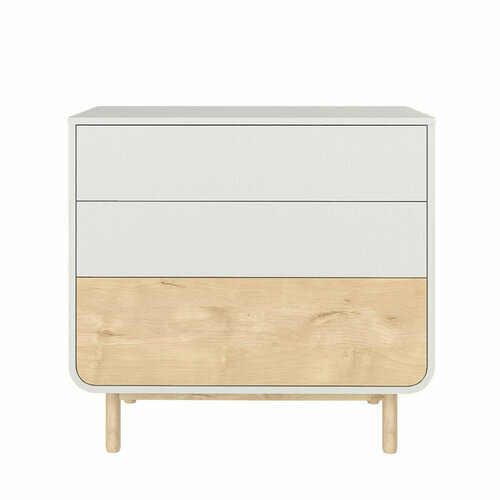 Vue de face - Commode 3 tiroirs Sasha