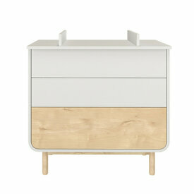 Vue de face - Commode  langer 3 tiroirs Sasha