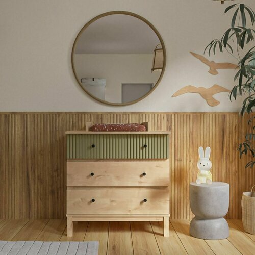 Ambiance - Commode  langer 3 tiroirs Kiwi vue de face