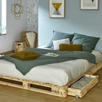 Pack lit palette avec matelas Cembro