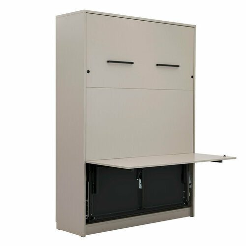 Lit escamotable avec bureau Goya Taupe