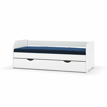 Pack lit banquette Gigogne avec 2 matelas Ezra