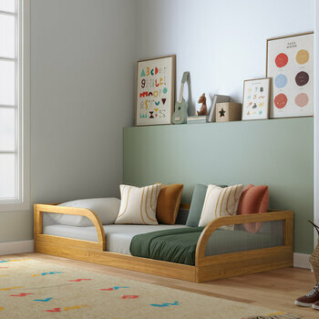 Pack lit enfant Montessori avec matelas Laya