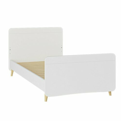 Vue de 3/4 Lit enfant avec pieds Lilow