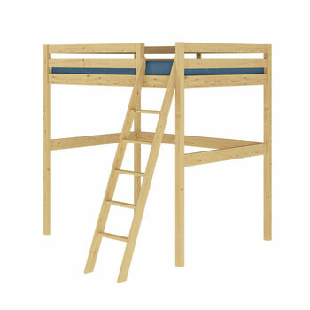 Pack lit mezzanine 2 places avec matelas Aaron
