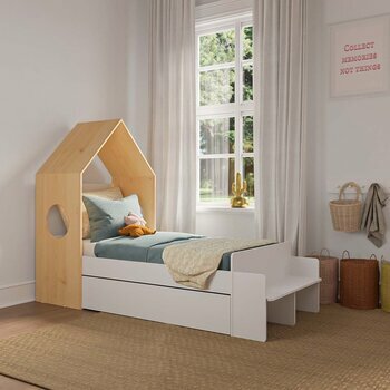 Pack lit avec tiroir et matelas Sandro
