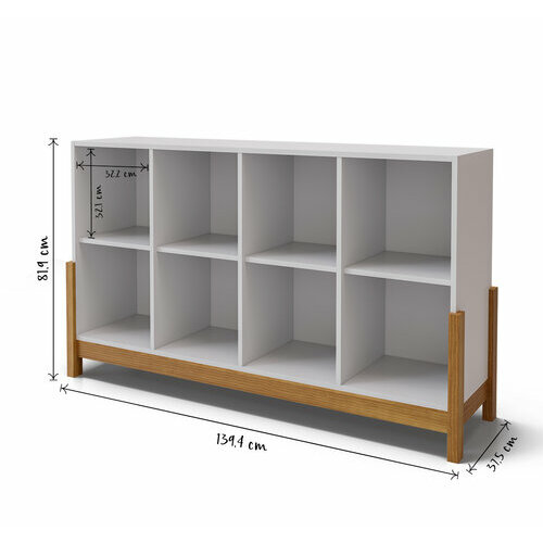 Schma dimensionnel - tagre 8 cubes horizontale Kenan
