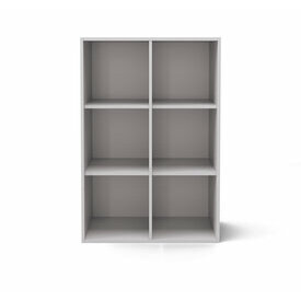 Meuble de rangement 6 cases Kenan, Blanc