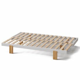 Lit gigogne ouvert avec sommier apparent Sena