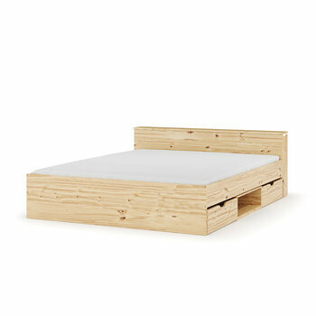 Pack lit avec 2 tiroirs et matelas Judy