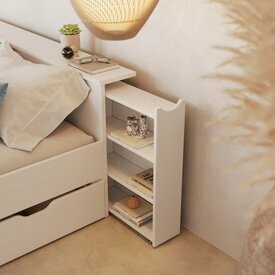 Dtail - Tte de lit avec rangement retractable