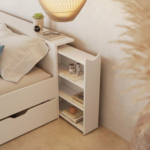 Dtail - Tte de lit avec rangement retractable