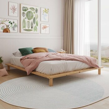 Pack lit 2 places futon avec matelas Paolo