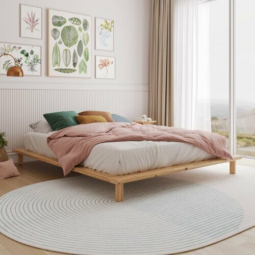 Ambiance - Pack lit 2 places futon avec matelas Paolo