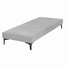 Sommier tapissier Hiliana gris
