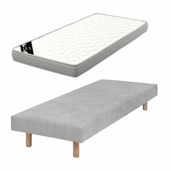 Pack sommier tapissier avec matelas Habby