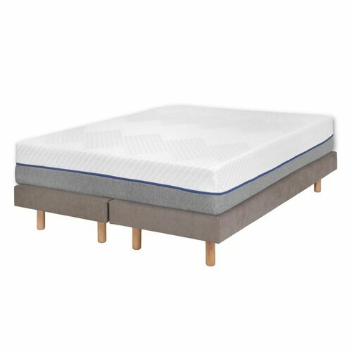 Pack 2 sommiers tapissiers avec matelas Habby lin