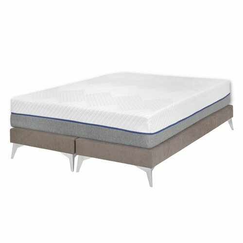 Pack 2 sommiers tapissiers avec matelas Hoca lin