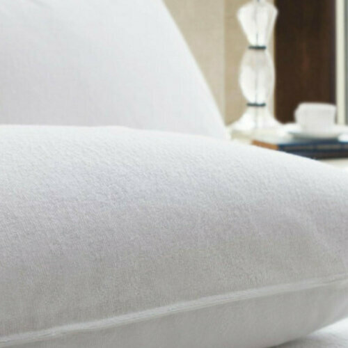 Ambiance - Lot de 2 Prot�ge-oreillers C�me  - format carr�