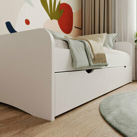 Ambiance- Lit gigogne Talia blanc detail