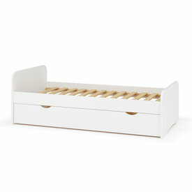 Lit gigogne Talia blanc 