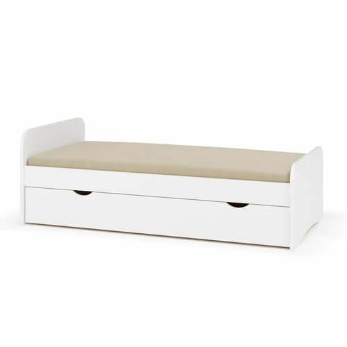 Lit gigogne Talia blanc  - Pack lit gigogne avec matelas Talia