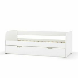 Lit banquette Gigogne Zira - coloris blanc Lit banquette Gigogne Zira - coloris blanc