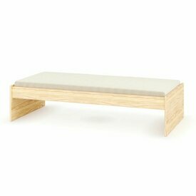 Lit Antag présenté avec un matelas -bois Lit Antag présenté avec un matelas -bois
