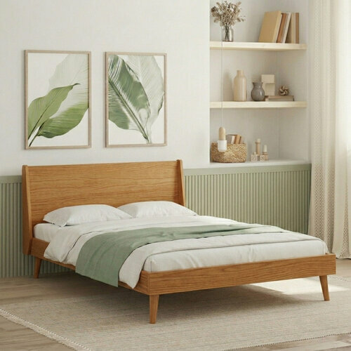 Ambiance - Pack lit 2 places avec matelas Marie coloris noisette Ambiance - Pack lit 2 places avec matelas Marie coloris noisette