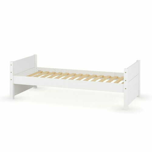 Lit 1 place Louw - Coloris Blanc