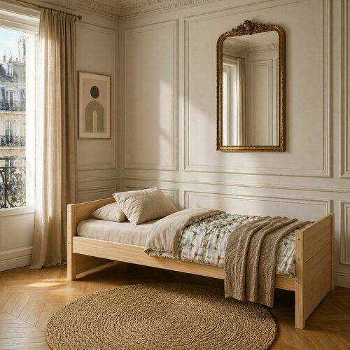 Ambiance - Lit 1 place Louw - Coloris Bois Ambiance - Lit 1 place Louw - Coloris Bois