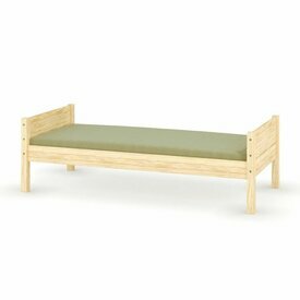 Pack lit avec matelas Louw - Coloris Bois Pack lit avec matelas Louw - Coloris Bois