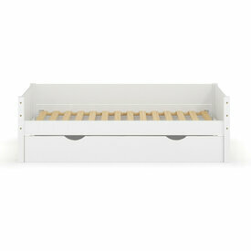 Lit banquette enfant avec tiroir Louw - blanc